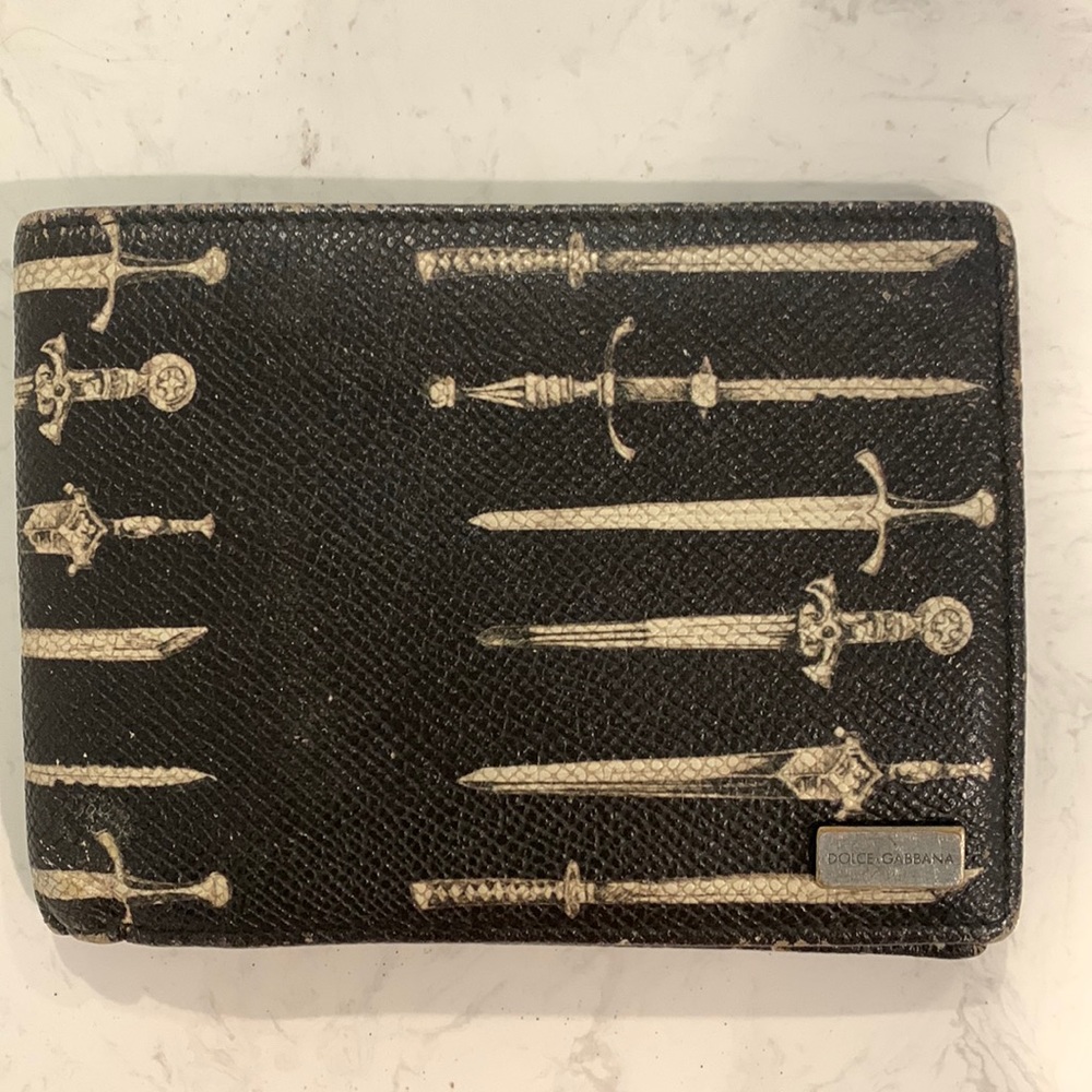 Dolce & Gabbana mens bi-fold wallet